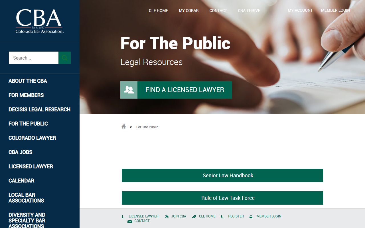 Douglas County estate records guidance from the Colorado Bar Association